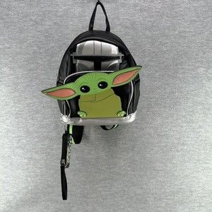 Disney Star Wars Mandalorian The Child Mini Backpack w/ Coin Purse